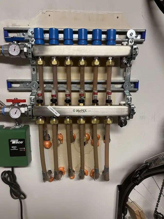 Plumber performing Leak Detection at a residential property in Hugo